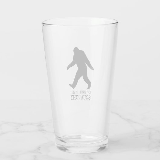 Verre Odeurs Squatchy de la silhouette | Somethin de (Dos)
