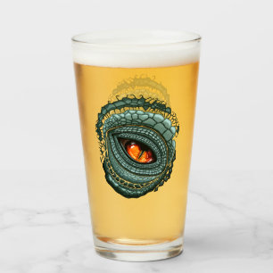 Verre Œil de prédateur reptile primal