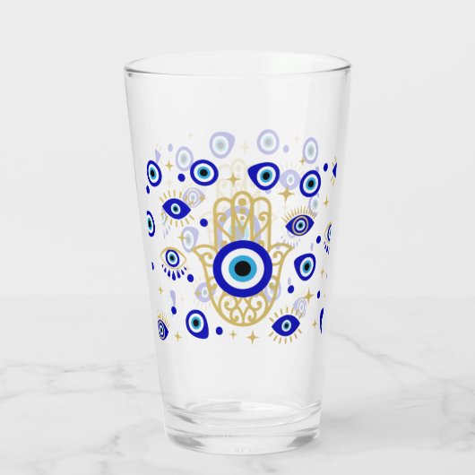 Verre Oeil malin de Hamsa (Dos)