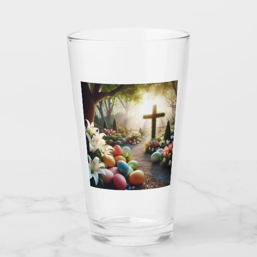 Verre OEuf de Pâques/Lilly (Devant)