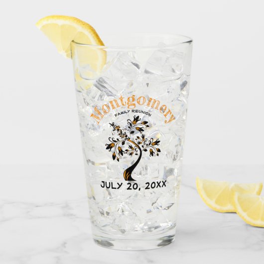 Verre Oeuvre d'art à la mode de la Réunion des familles  (Devant glace)