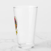 Verre OEuvre d'art de la pizza Everything by Kareem (Gauche)