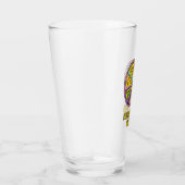 Verre OEuvre d'art de la pizza Everything by Kareem (Droite)