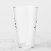 Verre Oh bébé ajouter nom baby shower date simple minimu (Droite)