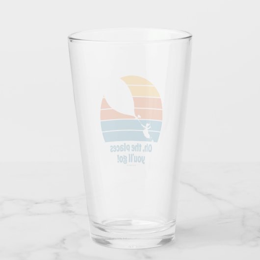 Verre Oh, Les Endroits Où Tu Vas Aller ! Sunset rétro (Dos)