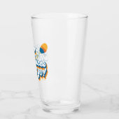 Verre Oh, les endroits où tu vas ! Citation avec ballon (Gauche)