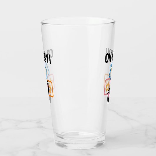 Verre Oh mon bébé. (Gauche)