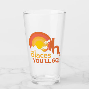 Verre Oh, The Places You'll Go! Typographie de Paysage