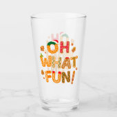 Verre Oh What Fun Christmas Gingerbread Cookies (Devant)