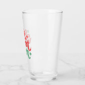 Verre Oh What Fun - Festive Holiday Typographie (Gauche)