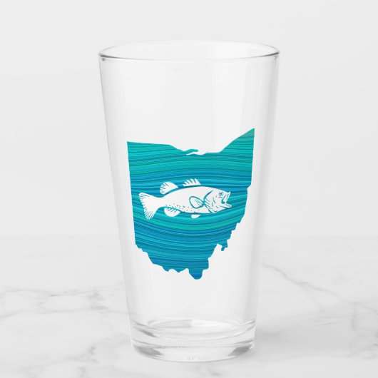 Verre Ohio Wave Fishing (Devant)