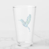 Verre Oiseau de couleur géométrique (Dos)
