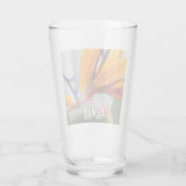 Verre Oiseau de Hawaï du Paradis Plante Floral (Dos)