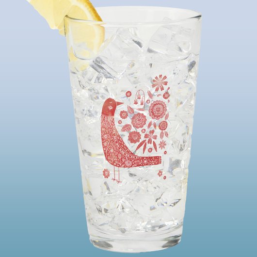 Verre Oiseau nordique