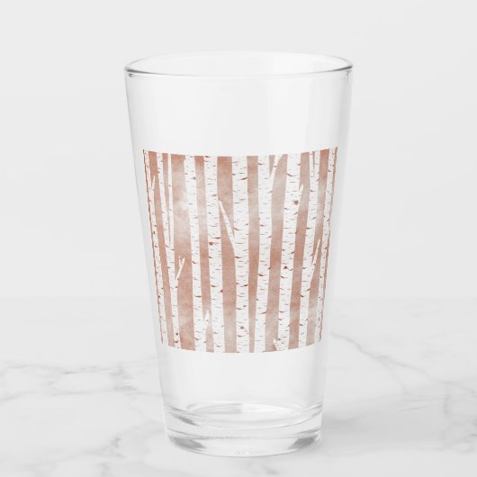 Verre Oiseaux illustrés (Devant)