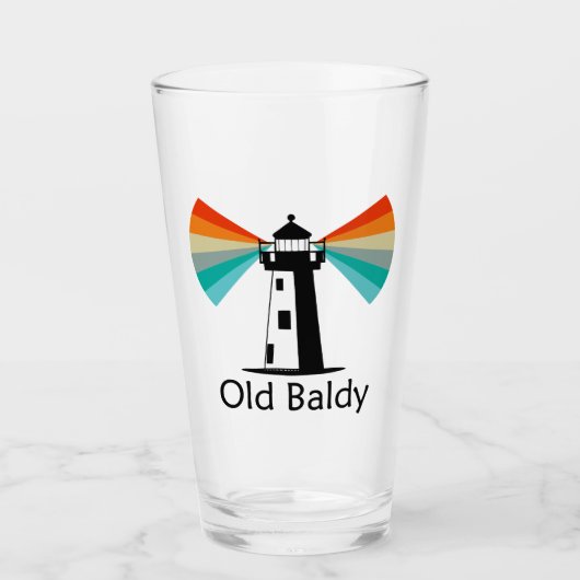 Verre Old Baldy Lighthouse Rainbow (Devant)