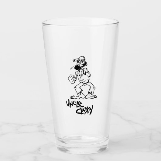 Verre Oncle Daddy Beer Glass Hillbilly Redneck (Devant)