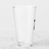 Verre Oncle Sam drôle de conception vectorielle de bière (Droite)