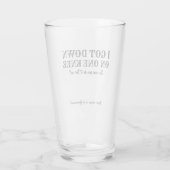 Verre One One One One Knee - Drôle Groomsman Proposition (Dos)