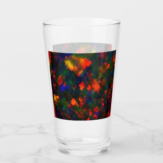 Verre Opale arc-en-ciel noir (Dos)