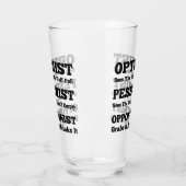 Verre Optimiste, pessimiste et opportuniste (Gauche)