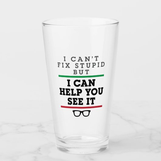 Verre Optométriste Optométrie Ophtalmologie Voir Stupide (Devant)