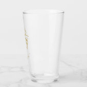 Verre Or calligraphique simple 40e anniversaire (Gauche)