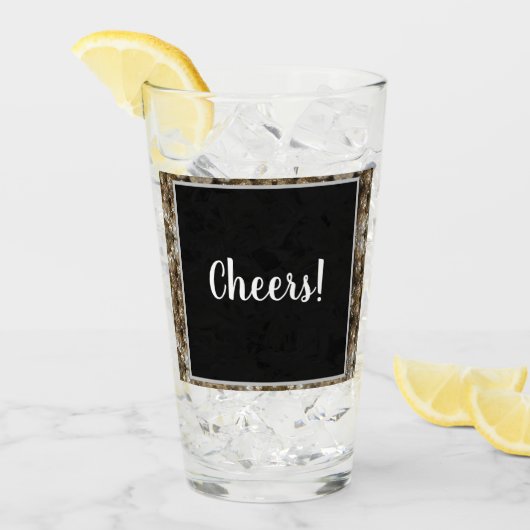 Verre Or Et Noir (Devant glace)