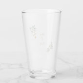 Verre or Noms Glam Foliage Mariage (Dos)