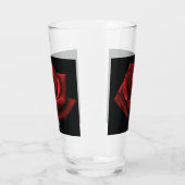 Verre oreiller rouge (Gauche)