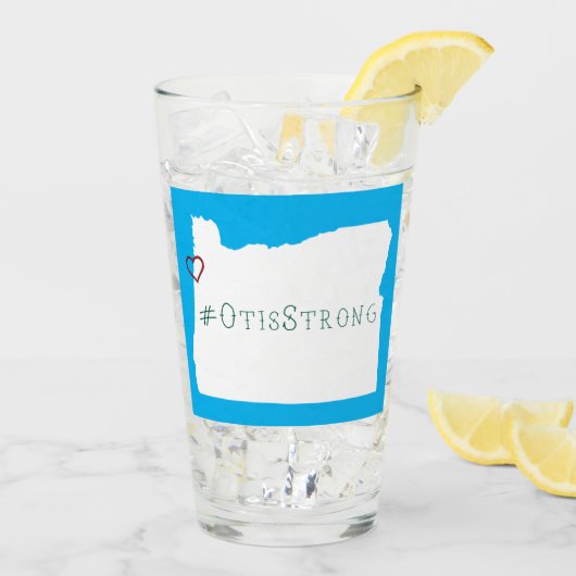 Verre Otis Strong Rope Coeur Blanc (Dos glace)