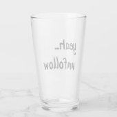 Verre Oui Annuler (Dos)