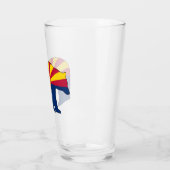 Verre Ours au drapeau de l'Arizona (Gauche)
