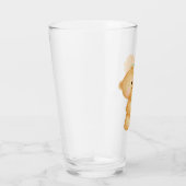 Verre ours avec fleur (Droite)