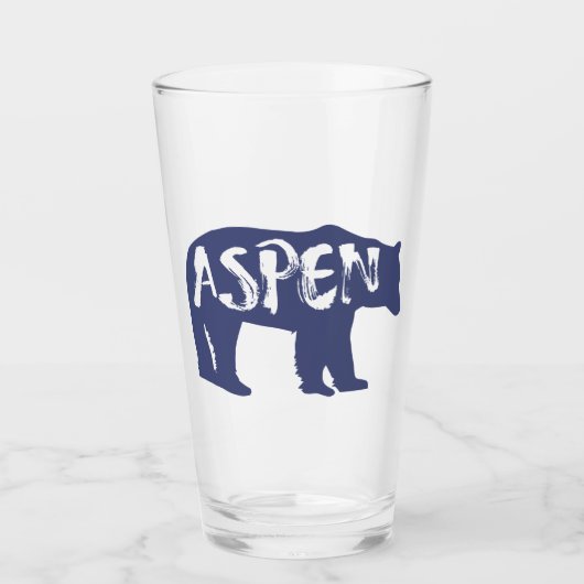 Verre Ours d'Aspen Colorado (Devant)