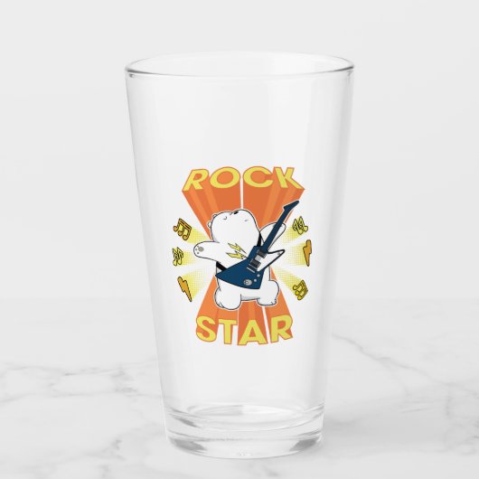 Verre Ours de glace - Rock Star (Devant)