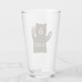 Verre Ours de paix de l'Alaska (Dos)