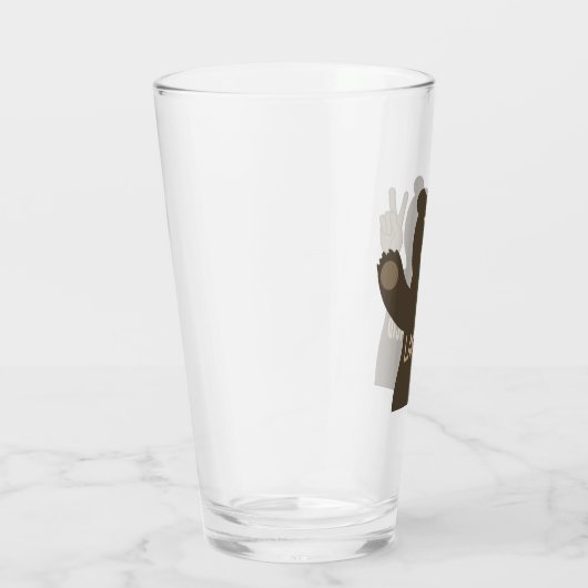 Verre Ours de paix Lake Placid New York (Droite)