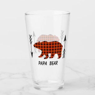 Verre Ours de papa de plaid de Buffalo