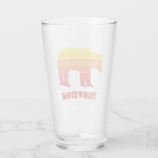 Verre Ours de Yellowstone (Dos)