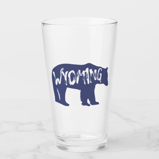 Verre Ours du Wyoming (Devant)