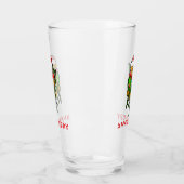 Verre Ours en peluche Noël (Gauche)