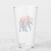 Verre Ours géométrique (Dos)