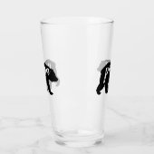 Verre Ours noir et blanc (Gauche)