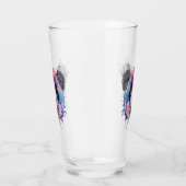 Verre Ours panda géométrique (Droite)