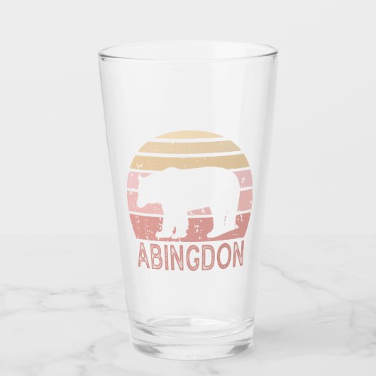 Verre Ours Rétro d'Abingdon Virginie (Devant)
