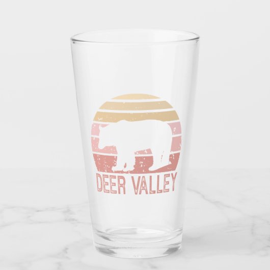 Verre Ours rétro de Deer Valley Utah (Devant)
