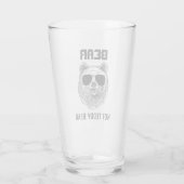 Verre OURS SUR MESURE PAS TEDDDY OURS Hommes Drôle cadea (Dos)