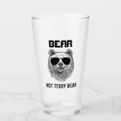 Verre OURS SUR MESURE PAS TEDDDY OURS Hommes Drôle cadea (Devant)