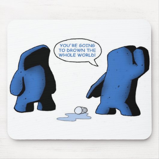 Verre outre de tapis de souris de l'eau (Devant)